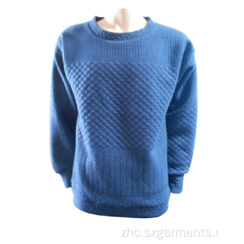 男子100％聚酯jaquard套头衫